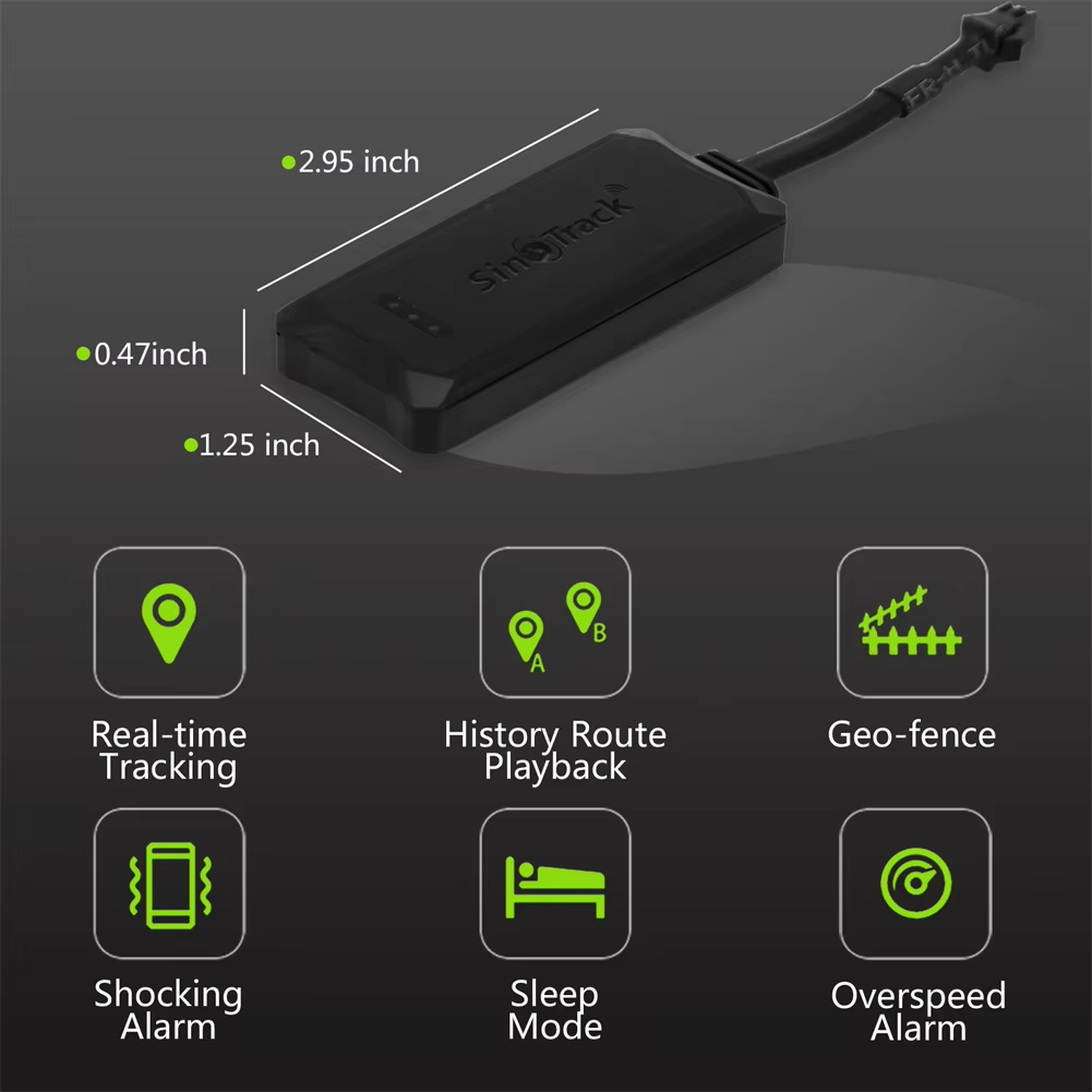 Mini traceur GPS pour moto et voiture ST-900 en temps réel . Avec application gratuite